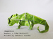 origami Chameleon001, Author : John Montroll, Folded by Tatsuto Suzuki